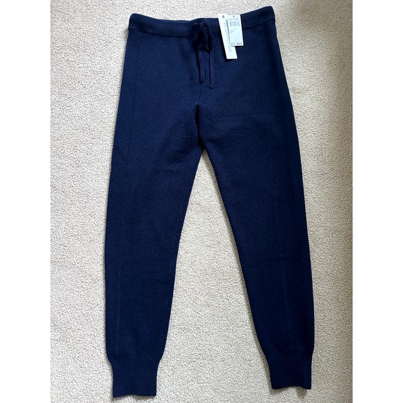 The Cashmere Project $296 Value New Pants Navy Blue Cashmere Size L - Picture 1 of 7